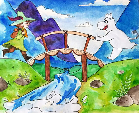 Watercolor and Ink