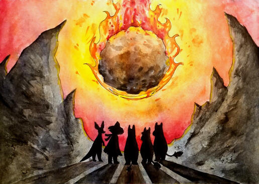 Watercolor and Ink
